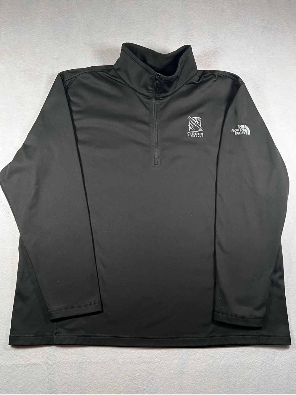 The North Face Men’s XXXL Black Cirrus Aircraft 1/4 Zip Pullover Fleece Outdoor